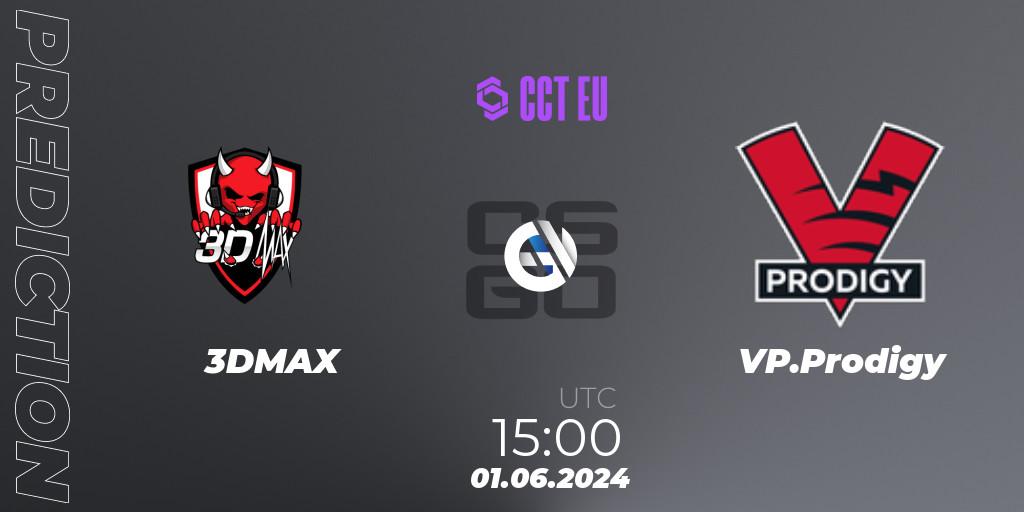 3DMAX vs VP.Prodigy: Betting TIp, Match Prediction. 01.06.2024 at 15:15. Counter-Strike (CS2), CCT Season 2 Europe Series 4