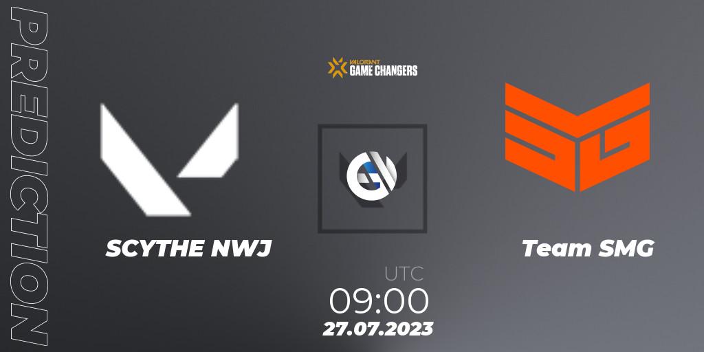 SCYTHE NWJ vs Team SMG: Betting TIp, Match Prediction. 27.07.2023 at 09:00. VALORANT, VCT 2023: Game Changers APAC Open 3
