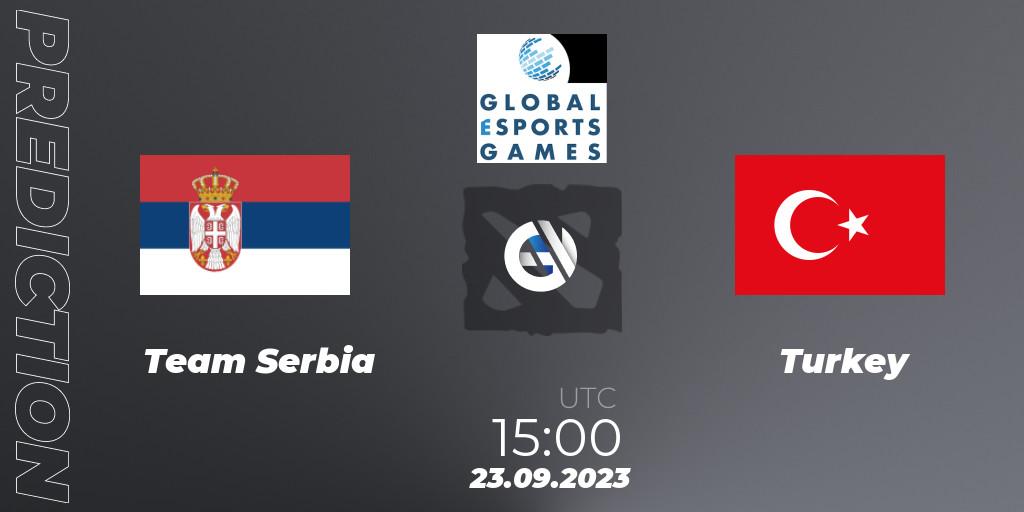 Team Serbia vs Turkey: Betting TIp, Match Prediction. 23.09.23. Dota 2, Global Esports Games 2023: Europe Qualifier