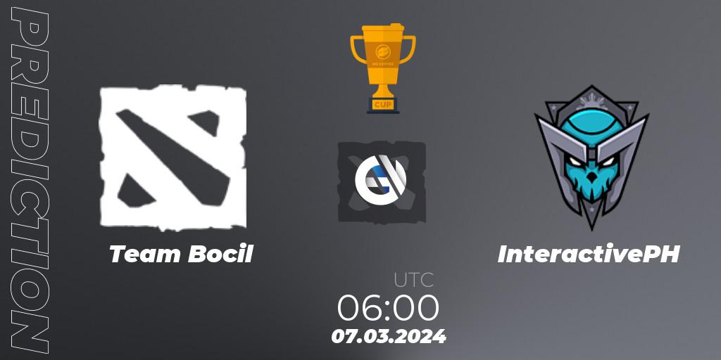 Team Bocil vs InteractivePH: Betting TIp, Match Prediction. 07.03.24. Dota 2, No Coffee Cup