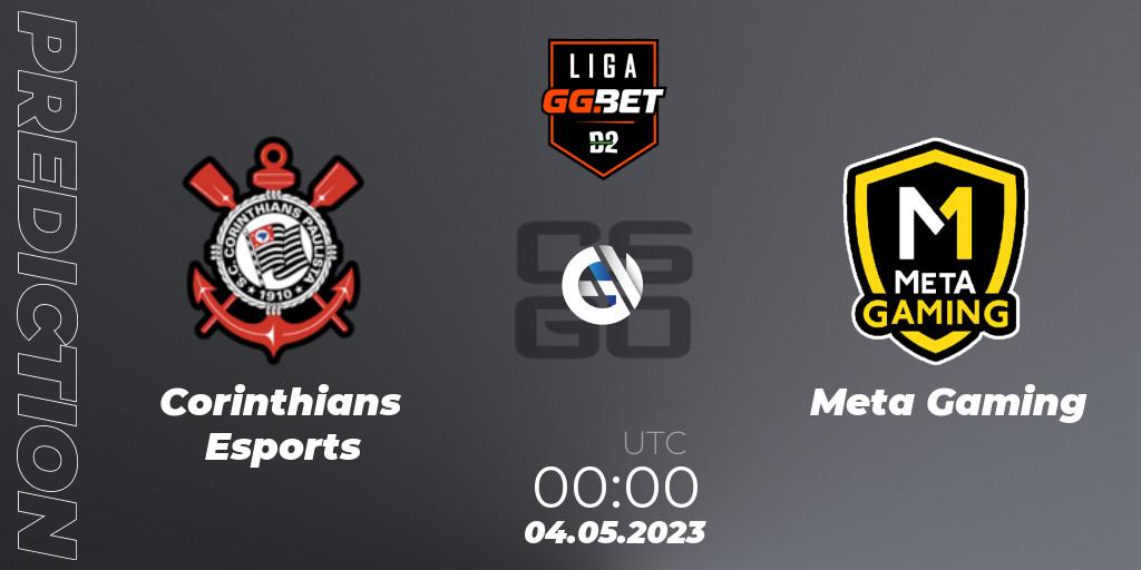Corinthians Esports vs Meta Gaming Brasil: Betting TIp, Match Prediction. 04.05.2023 at 00:00. Counter-Strike (CS2), Dust2 Brasil Liga Season 1