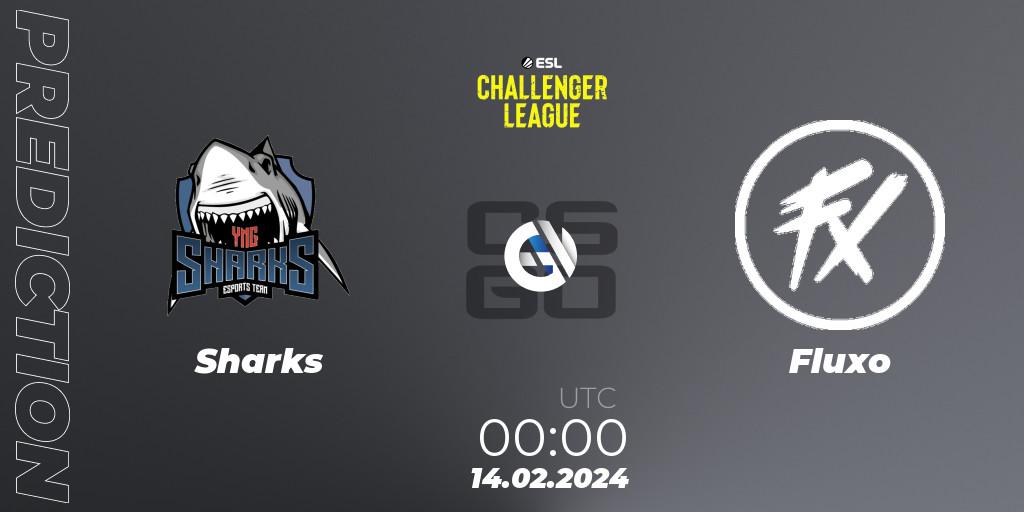 Sharks vs Fluxo: Betting TIp, Match Prediction. 15.02.24. CS2 (CS:GO), ESL Challenger League Season 47: South America