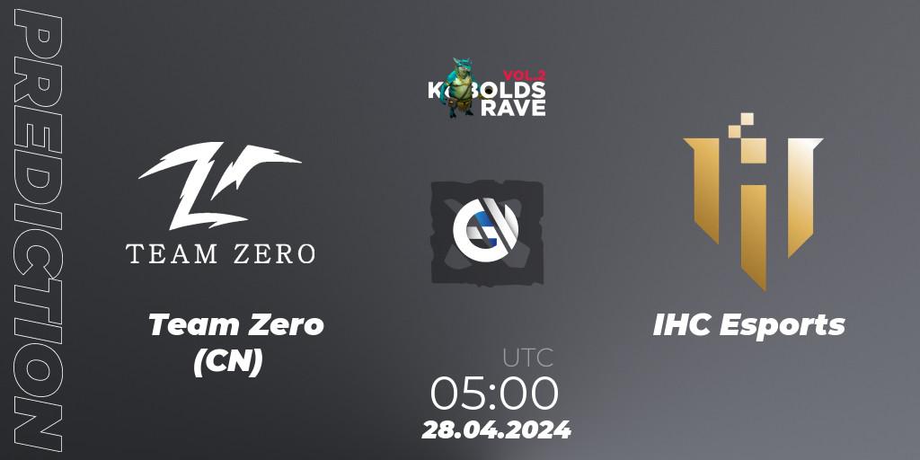 Team Zero (CN) vs IHC Esports: Betting TIp, Match Prediction. 28.04.24. Dota 2, Cringe Station Kobolds Rave 2