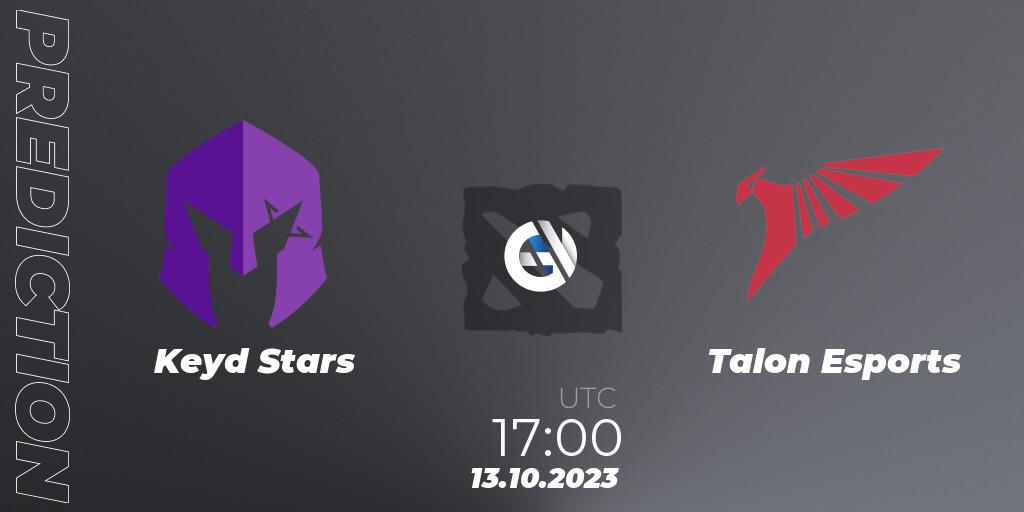 Keyd Stars vs Talon Esports: Betting TIp, Match Prediction. 13.10.23. Dota 2, The International 2023 - Group Stage