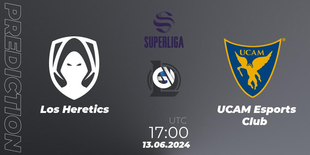 Los Heretics vs UCAM Esports Club: Betting TIp, Match Prediction. 13.06.2024 at 17:00. LoL, LVP Superliga Summer 2024