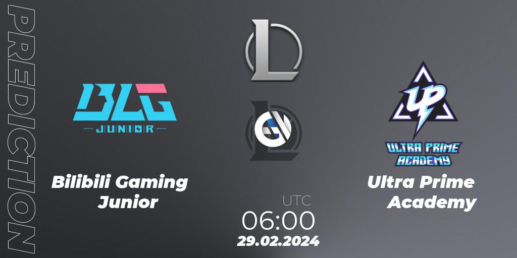 Bilibili Gaming Junior vs Ultra Prime Academy: Betting TIp, Match Prediction. 29.02.24. LoL, LDL 2024 - Stage 1