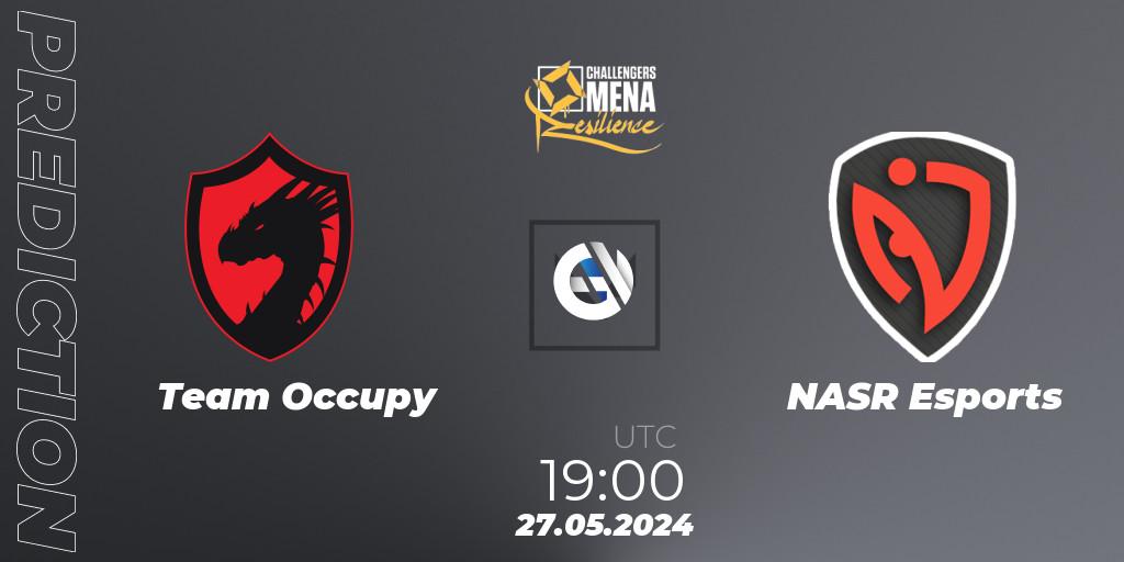 Team Occupy vs NASR Esports: Betting TIp, Match Prediction. 27.05.2024 at 18:00. VALORANT, VALORANT Challengers 2024 MENA: Resilience Split 2 - Levant and North Africa