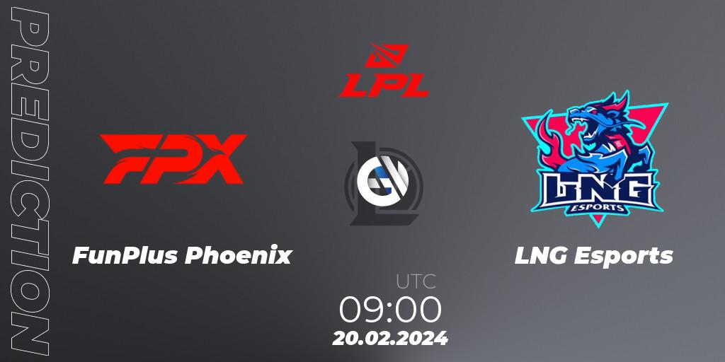 FunPlus Phoenix vs LNG Esports: Betting TIp, Match Prediction. 20.02.24. LoL, LPL Spring 2024 - Group Stage