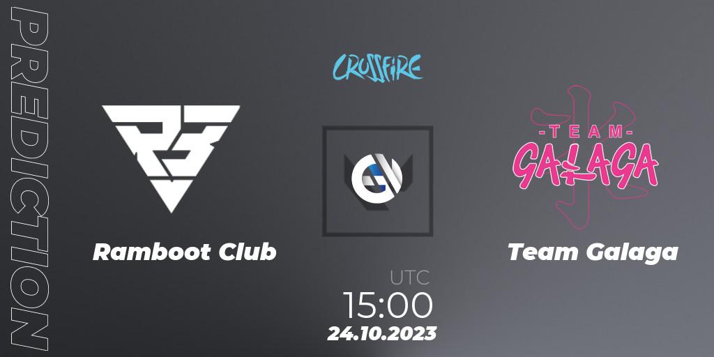 Ramboot Club vs Team Galaga: Betting TIp, Match Prediction. 24.10.2023 at 15:00. VALORANT, LVP - Crossfire Cup 2023: Contenders #2