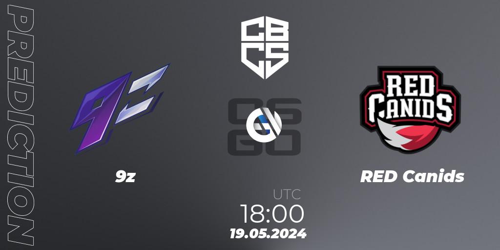 9z vs RED Canids: Betting TIp, Match Prediction. 19.05.2024 at 18:00. Counter-Strike (CS2), CBCS Season 4
