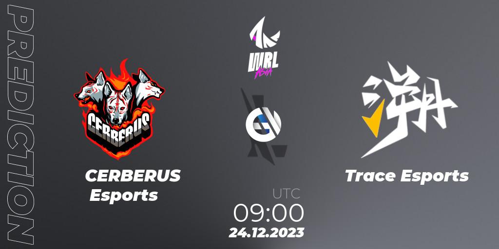 CERBERUS Esports vs Trace Esports: Betting TIp, Match Prediction. 24.12.2023 at 09:00. Wild Rift, WRL Asia 2023 - Season 2 - Regular Season