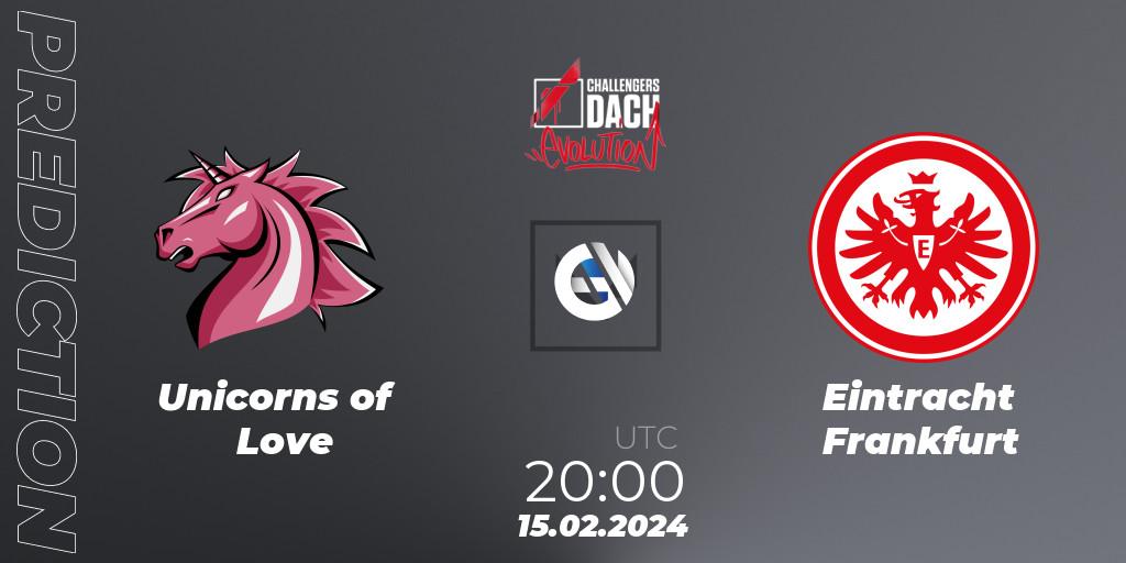 Unicorns of Love vs Eintracht Frankfurt: Betting TIp, Match Prediction. 15.02.24. VALORANT, VALORANT Challengers 2024 DACH: Evolution Split 1