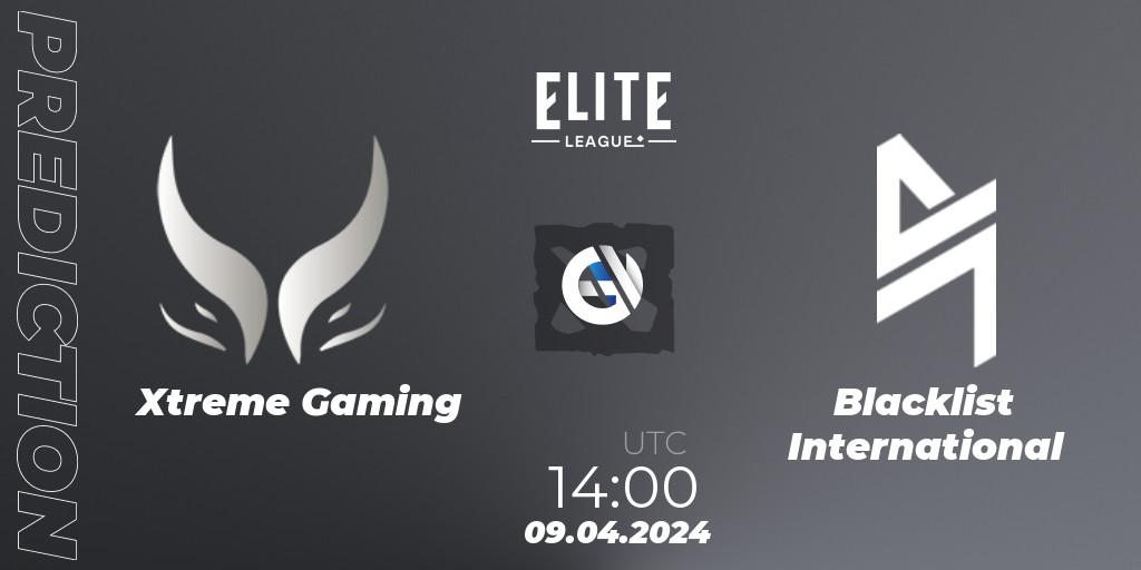 Xtreme Gaming vs Blacklist International: Betting TIp, Match Prediction. 09.04.24. Dota 2, Elite League: Round-Robin Stage