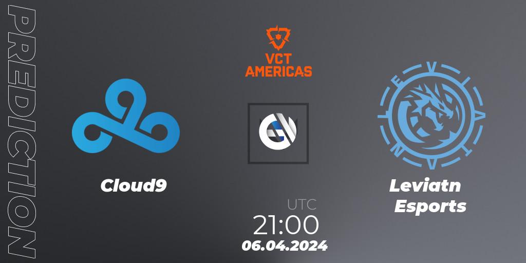 Cloud9 vs Leviatán Esports: Betting TIp, Match Prediction. 06.04.2024 at 21:00. VALORANT, VALORANT Champions Tour 2024: Americas League - Stage 1 - Group Stage