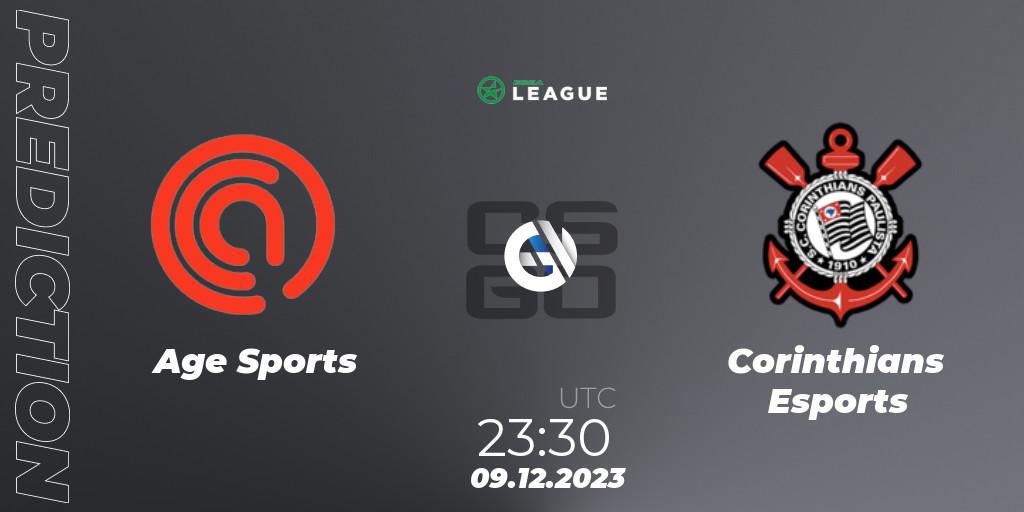 Age Sports vs Corinthians Esports: Betting TIp, Match Prediction. 11.12.2023 at 19:45. Counter-Strike (CS2), ESEA Season 47: Open Division - South America