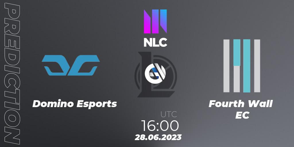 Domino Esports vs Fourth Wall EC: Betting TIp, Match Prediction. 28.06.23. LoL, NLC Summer 2023 - Group Stage