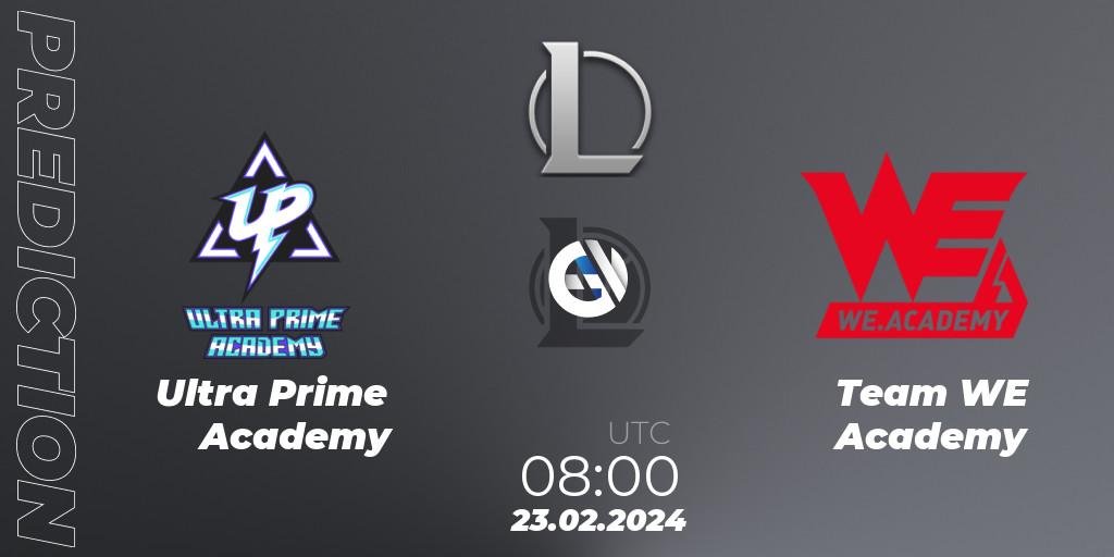 Ultra Prime Academy vs Team WE Academy: Betting TIp, Match Prediction. 23.02.24. LoL, LDL 2024 - Stage 1
