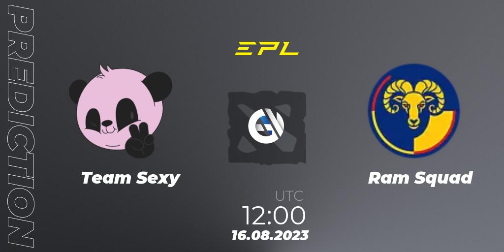 Team Sexy vs Ram Squad: Betting TIp, Match Prediction. 16.08.23. Dota 2, European Pro League Season 11