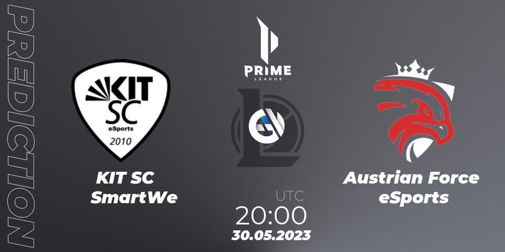 KIT SC SmartWe vs Austrian Force eSports: Betting TIp, Match Prediction. 30.05.2023 at 20:00. LoL, Prime League 2nd Division Summer 2023