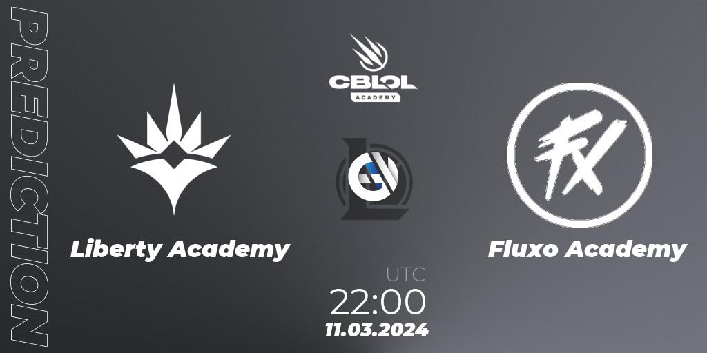 Liberty Academy vs Fluxo Academy: Betting TIp, Match Prediction. 11.03.2024 at 22:00. LoL, CBLOL Academy Split 1 2024