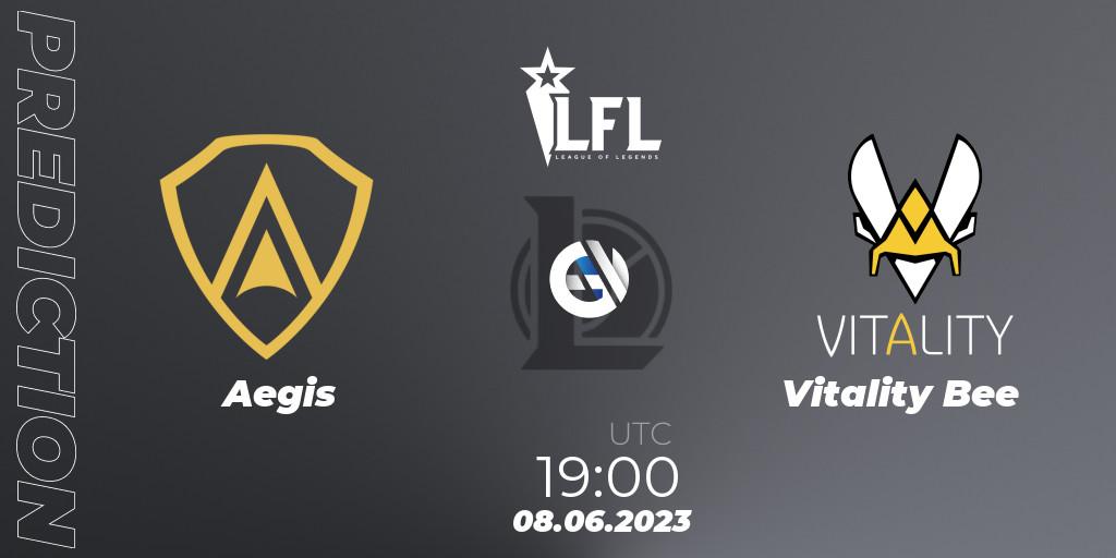 Aegis vs Vitality Bee: Betting TIp, Match Prediction. 08.06.23. LoL, LFL Summer 2023 - Group Stage