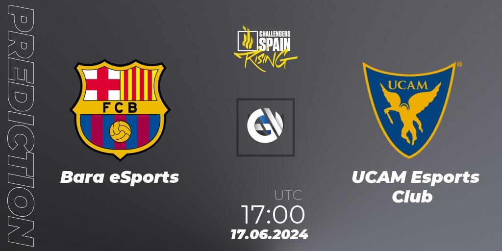 Barça eSports vs UCAM Esports Club: Betting TIp, Match Prediction. 17.06.2024 at 19:00. VALORANT, VALORANT Challengers 2024 Spain: Rising Split 2
