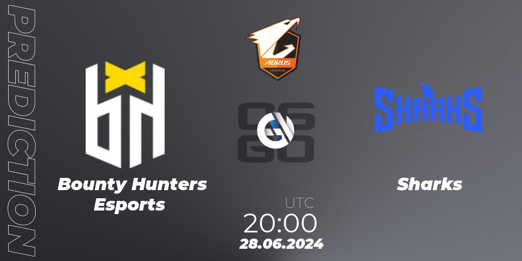 Bounty Hunters Esports vs Sharks: Betting TIp, Match Prediction. 28.06.2024 at 17:45. Counter-Strike (CS2), Aorus League 2024 Season 1: Brazil