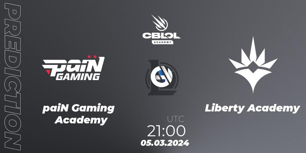 paiN Gaming Academy vs Liberty Academy: Betting TIp, Match Prediction. 05.03.24. LoL, CBLOL Academy Split 1 2024