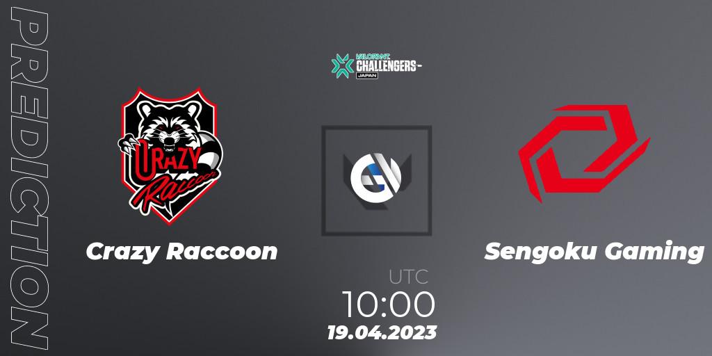Crazy Raccoon vs Sengoku Gaming: Betting TIp, Match Prediction. 19.04.23. VALORANT, VALORANT Challengers 2023: Japan Split 2 Group stage