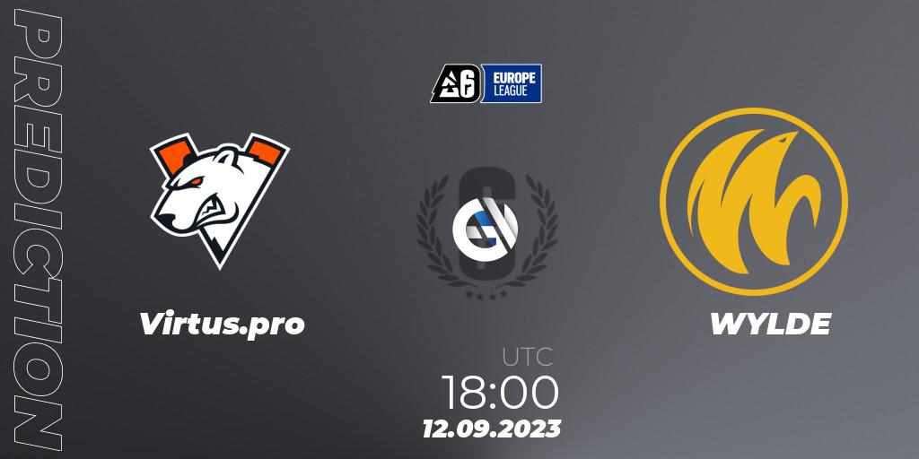 Virtus.pro vs WYLDE: Betting TIp, Match Prediction. 12.09.23. Rainbow Six, Europe League 2023 - Stage 2