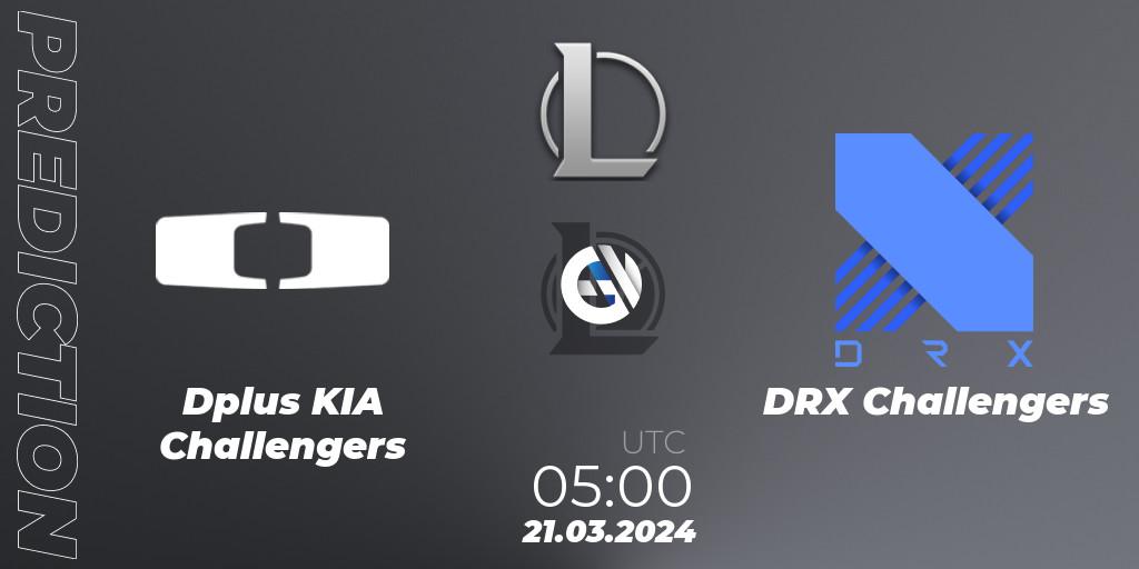 Dplus KIA Challengers vs DRX Challengers: Betting TIp, Match Prediction. 21.03.24. LoL, LCK Challengers League 2024 Spring - Group Stage