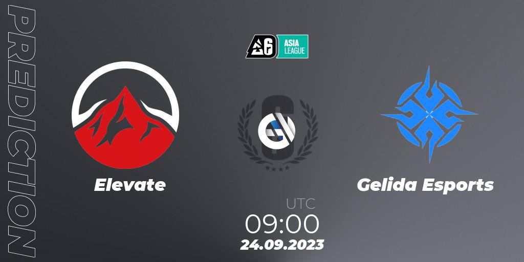 Elevate vs Gelida Esports: Betting TIp, Match Prediction. 24.09.23. Rainbow Six, SEA League 2023 - Stage 2