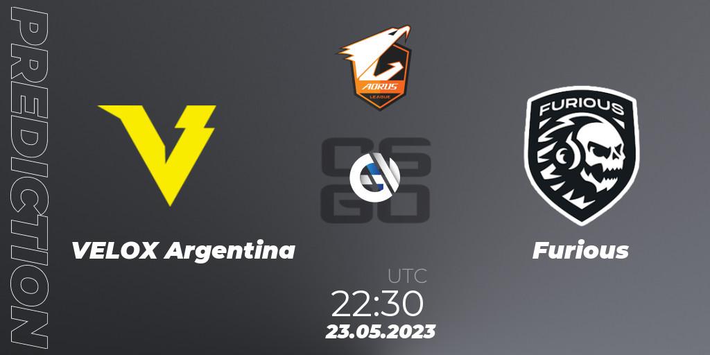 VELOX Argentina vs Furious: Betting TIp, Match Prediction. 23.05.23. CS2 (CS:GO), Aorus League Invitational 2023