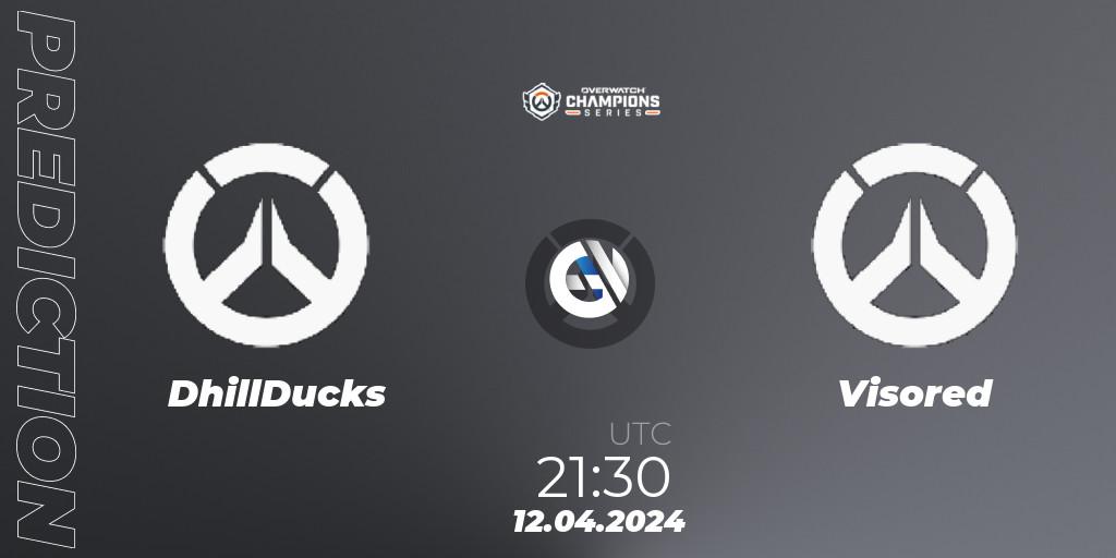 DhillDucks vs Visored: Betting TIp, Match Prediction. 12.04.2024 at 21:30. Overwatch, Overwatch Champions Series 2024 - North America Stage 2 Group Stage
