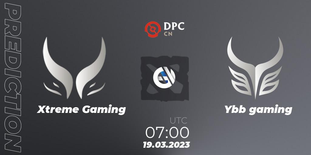 Xtreme Gaming vs Ybb gaming: Betting TIp, Match Prediction. 19.03.23. Dota 2, DPC 2023 Tour 2: China Division I (Upper)