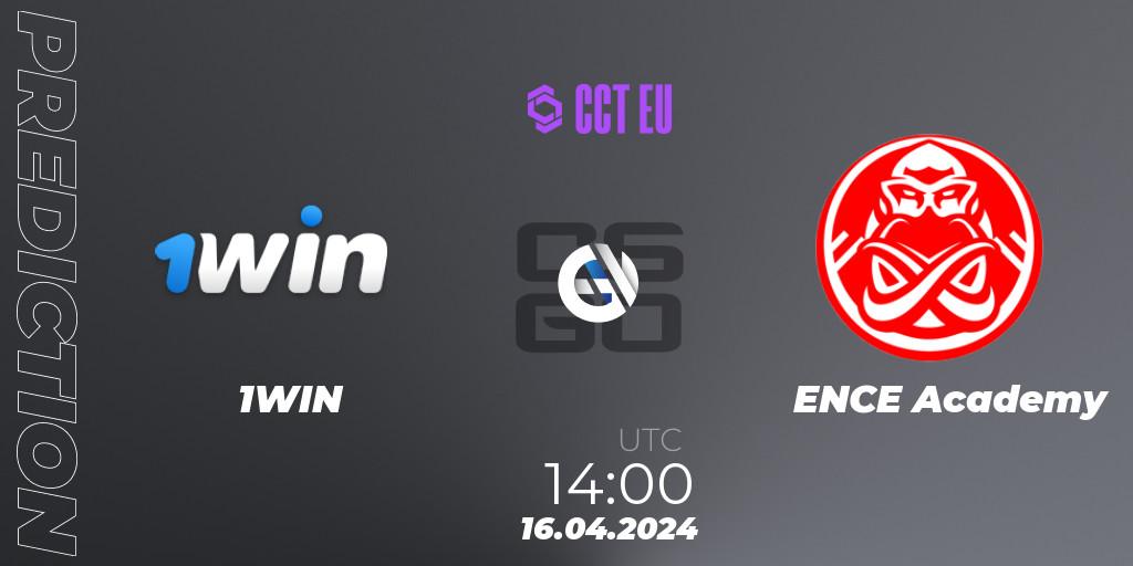 1WIN vs ENCE Academy: Betting TIp, Match Prediction. 16.04.24. CS2 (CS:GO), CCT Season 2 Europe Series 1 Closed Qualifier