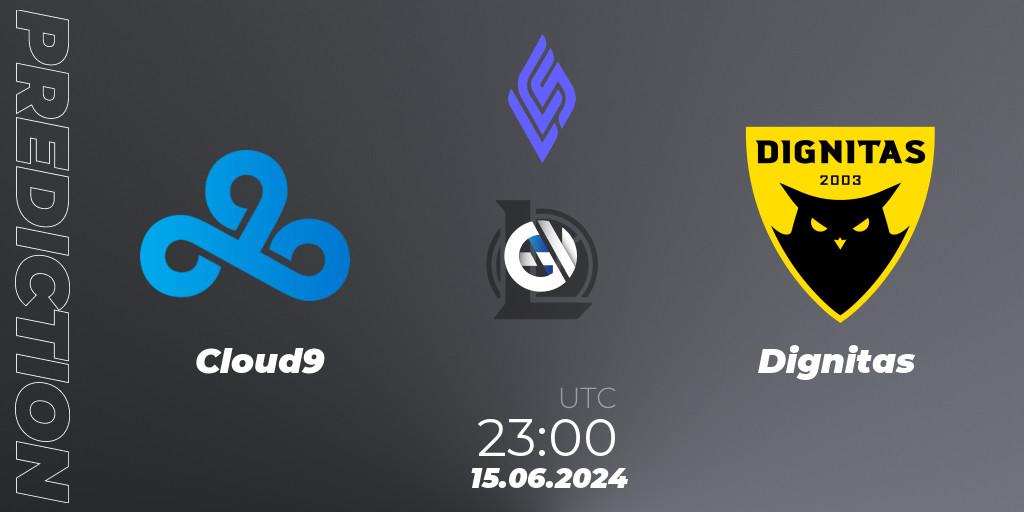 Cloud9 vs Dignitas: Betting TIp, Match Prediction. 15.06.2024 at 23:00. LoL, LCS Summer 2024 - Group Stage