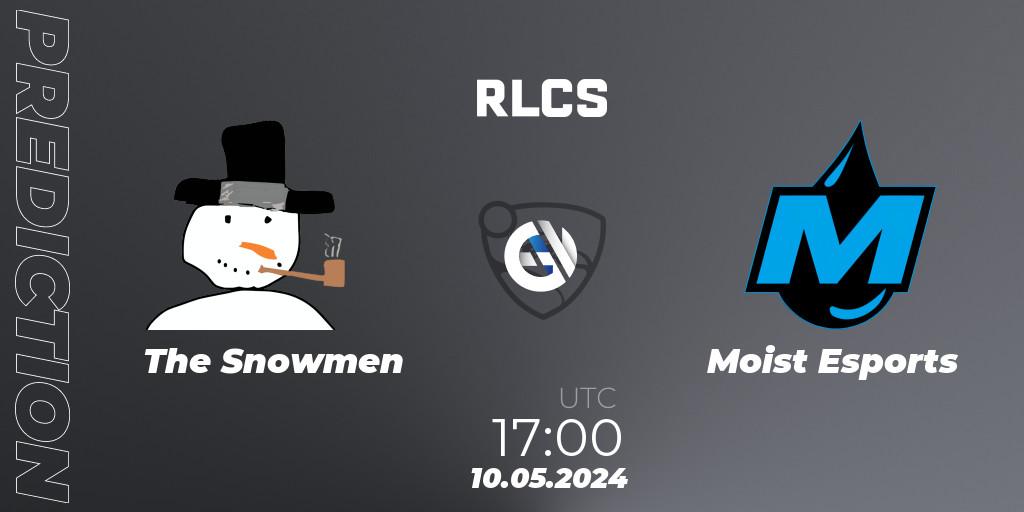 The Snowmen vs Moist Esports: Betting TIp, Match Prediction. 10.05.2024 at 17:00. Rocket League, RLCS 2024 - Major 2: NA Open Qualifier 5