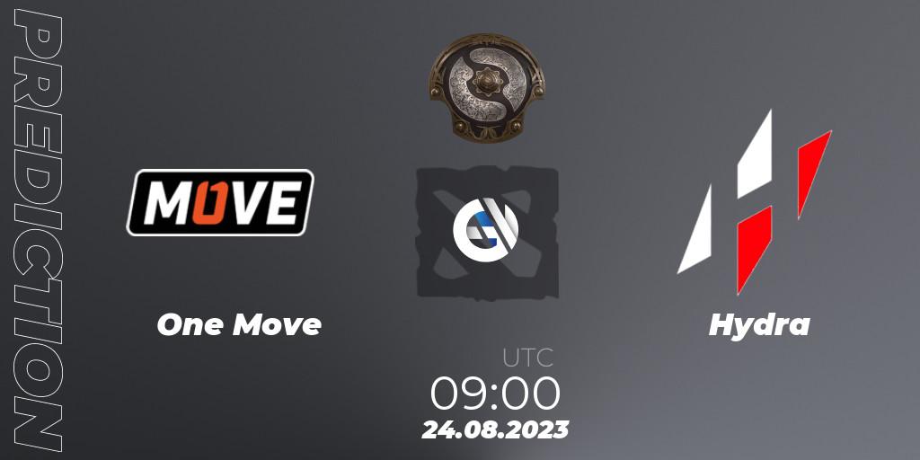 One Move vs Hydra: Betting TIp, Match Prediction. 24.08.23. Dota 2, The International 2023 - Eastern Europe Qualifier