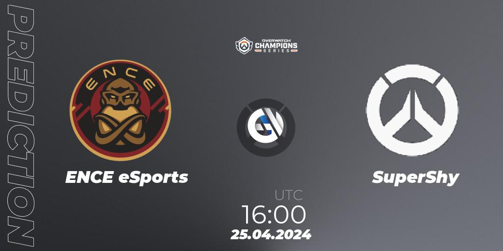 ENCE eSports vs SuperShy: Betting TIp, Match Prediction. 25.04.24. Overwatch, Overwatch Champions Series 2024 - EMEA Stage 2 Main Event