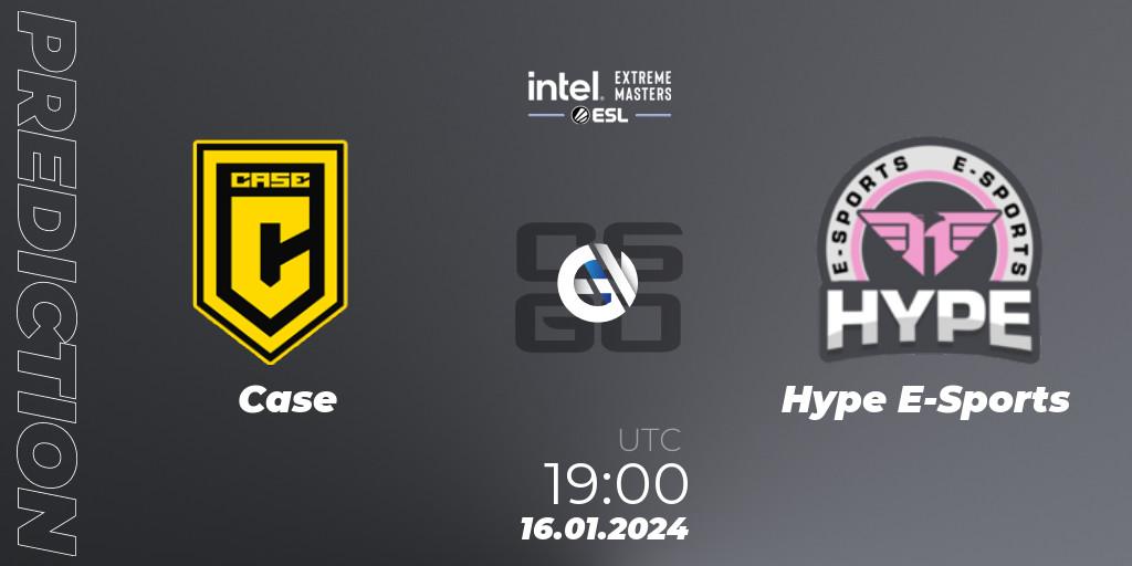 Case vs Hype E-Sports: Betting TIp, Match Prediction. 16.01.24. CS2 (CS:GO), Intel Extreme Masters China 2024: South American Open Qualifier #2