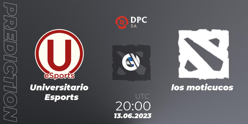 Universitario Esports vs los moticucos: Betting TIp, Match Prediction. 13.06.23. Dota 2, DPC 2023 Tour 3: SA Division II (Lower)