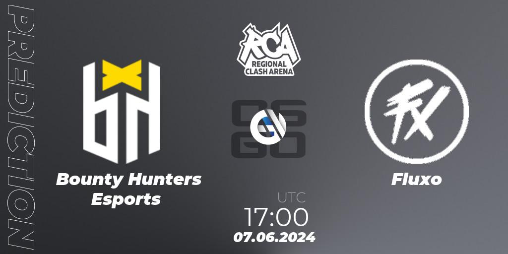Bounty Hunters Esports vs Fluxo: Betting TIp, Match Prediction. 07.06.2024 at 17:00. Counter-Strike (CS2), Regional Clash Arena South America