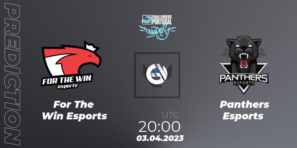 For The Win Esports vs Panthers Esports: Betting TIp, Match Prediction. 03.04.2023 at 19:00. VALORANT, VALORANT Challengers 2023 Portugal: Tempest Split 2