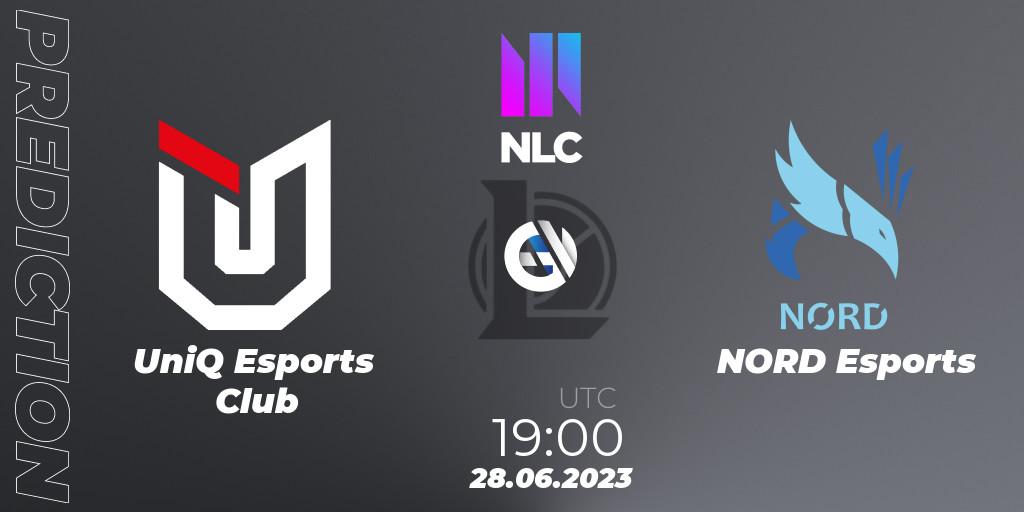 UniQ Esports Club vs NORD Esports: Betting TIp, Match Prediction. 28.06.23. LoL, NLC Summer 2023 - Group Stage