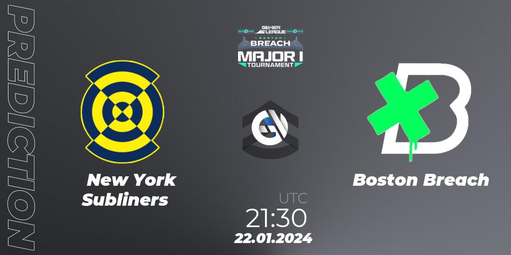 New York Subliners vs Boston Breach: Betting TIp, Match Prediction. 21.01.2024 at 21:30. Call of Duty, Call of Duty League 2024: Stage 1 Major Qualifiers