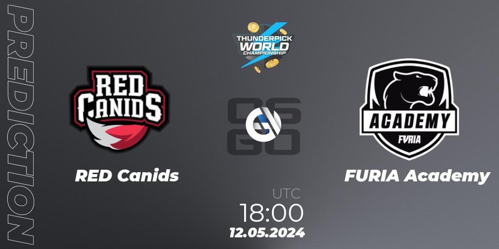 RED Canids vs FURIA Academy: Betting TIp, Match Prediction. 12.05.2024 at 18:00. Counter-Strike (CS2), Thunderpick World Championship 2024: South American Series #1