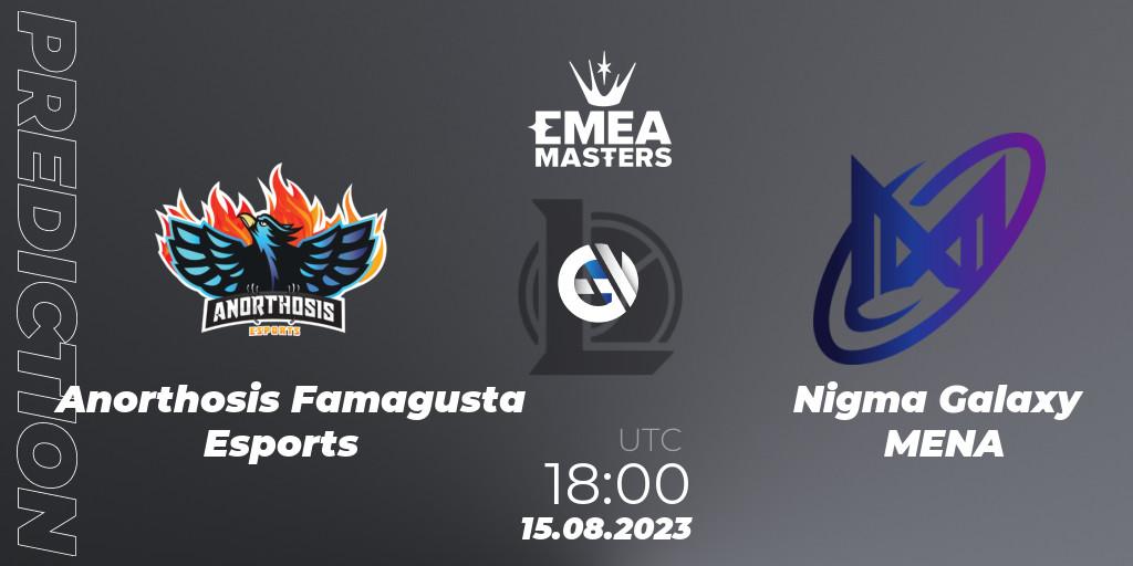 Anorthosis Famagusta Esports vs Nigma Galaxy MENA: Betting TIp, Match Prediction. 15.08.2023 at 18:00. LoL, EMEA Masters Summer 2023