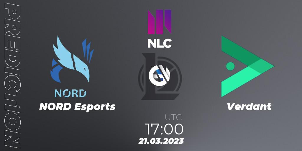 NORD Esports vs Verdant: Betting TIp, Match Prediction. 21.03.2023 at 17:00. LoL, NLC 1st Division Spring 2023