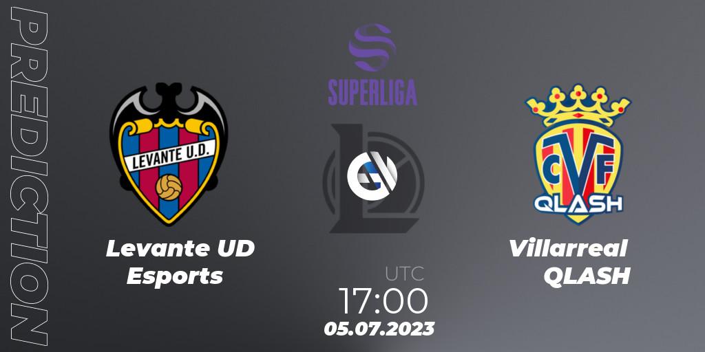 Levante UD Esports vs Villarreal QLASH: Betting TIp, Match Prediction. 05.07.2023 at 16:00. LoL, LVP Superliga 2nd Division 2023 Summer